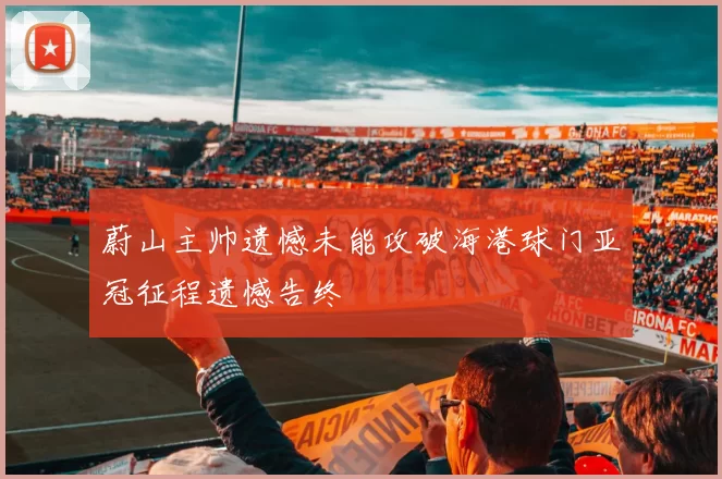 蔚山主帅遗憾未能攻破海港球门亚冠征程遗憾告终